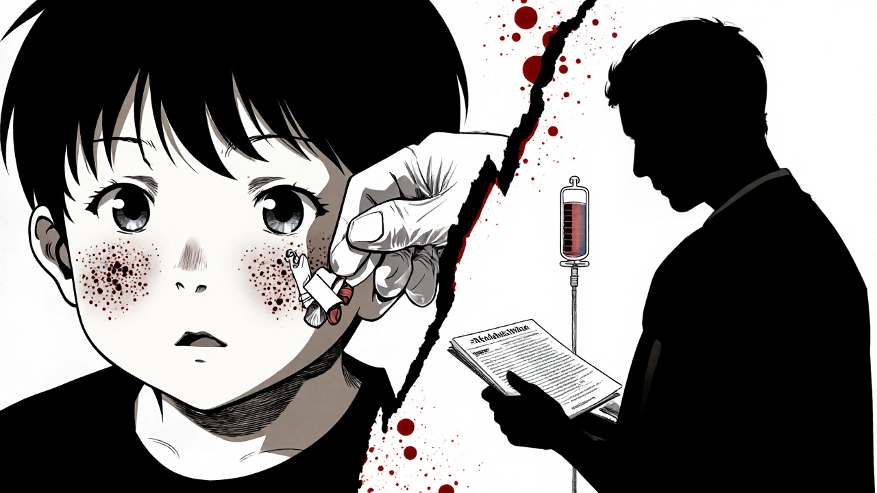 Side-by-side medical scenes: topical treatment for impetigo and IV antibiotics for cellulitis.