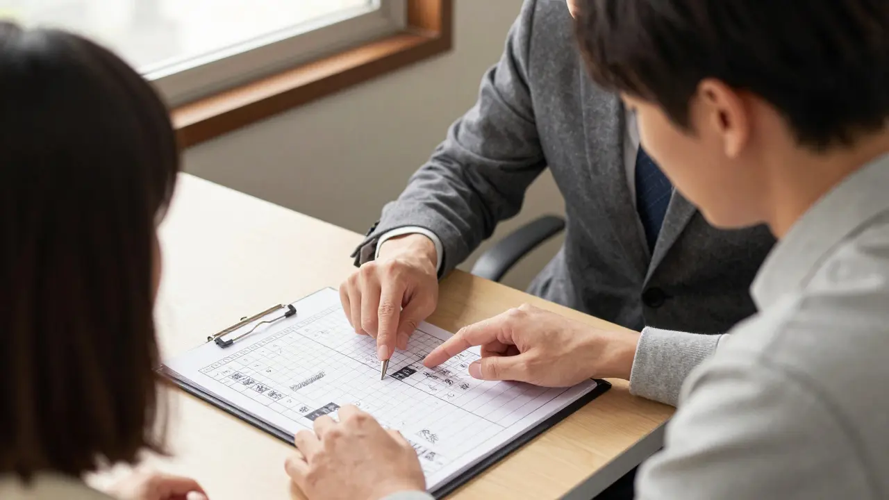 ADHD coach and client discussing time management strategies